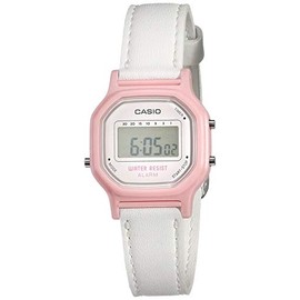 Casio LA-11WL-4ACF Reloj Digital Casual para Mujer, color Rosa/Blanco