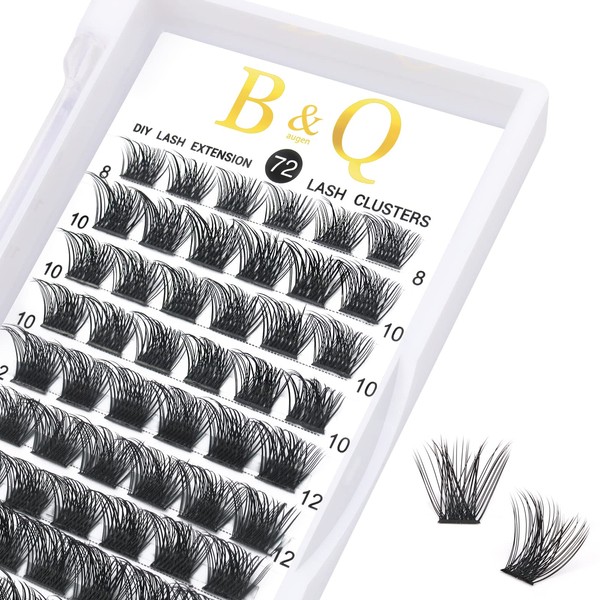 Cluster lashes 72 Clusters B&Q Lash Clusters C D Curl