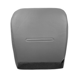 partszen Left Driver Side Bottom Seat Cover Gray Replacement Fit for Ford F250 F350 F450 F550 XL Super Duty XL Work Truck 2001-2007