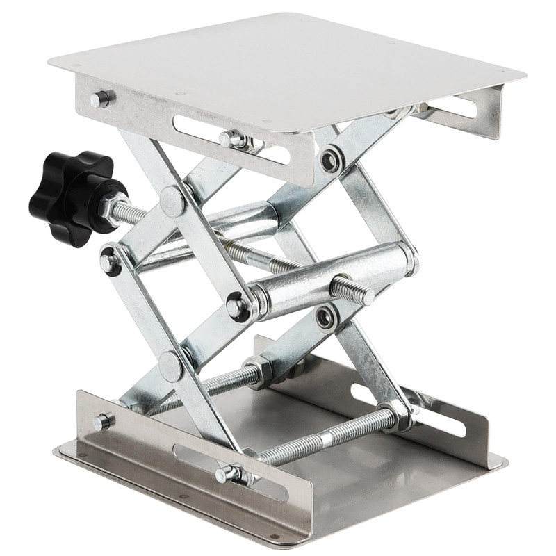 LEXININ 100 x 100mm Laboratory Lifting Platform, Stainless Steels Scientific