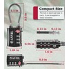 ANVIL TSA Approved Luggage Locks - Re-settable 3-Digit Combination Cable