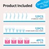 MEN Eyebrow Wax Strips Kit,for Sensitive All Skin Types MEN,24pcs