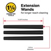 Shop-Vac 9061400 1.25 Inch Diameter Extension Wands, 3-Piece Set, Durable