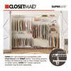 ClosetMaid 71016 Shelf End Cap, Plastic, White