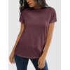 ATHMILE Basic Tees for Women 2025 Summer Tunic Tops Fitted