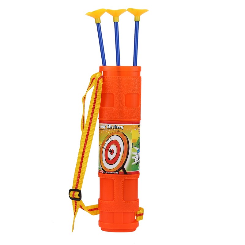 Children Toy Archery Set Plastic Bow Soft Arrows with Score