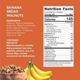 Earthside Farms Candied Nuts, Low Sugar Keto snack, Gluten Free, Plant Protein, Vegan, Whole, Natural, Superfood Healthy Snack, Pack of 6 (4 Ounce)