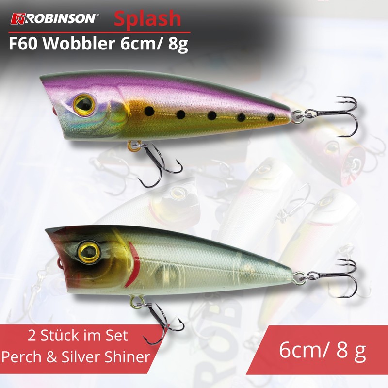 Robinson Fishing Lure for Bass and Pike - Wobbler 60