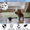 Girihe 6 PCS Cat Wand Toy, Feather Cat Toy Refill