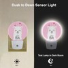 Uanvaha Llama Night Lights Plug into Wall Valentines Day Love