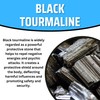 BLACK TOURMALINE Palm Stone 2 Inch With Security And Stability