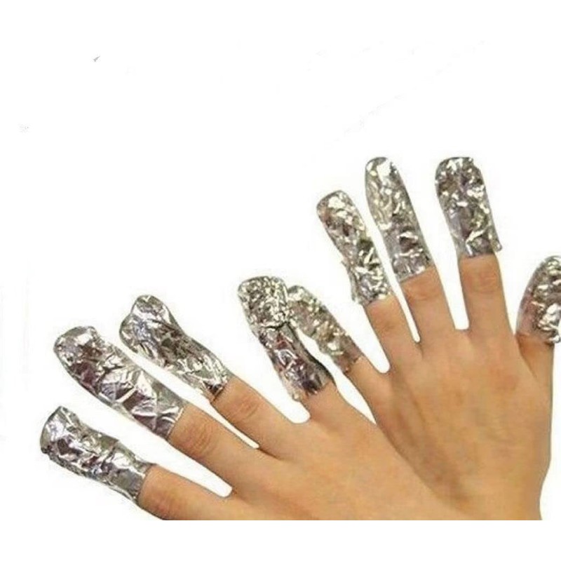 Cut Aluminum, 500 Sheets, Storage Case, Nail Off, Cut Foil,