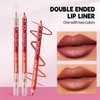 SHCOETY Double Ended Lip Liner Set, 6 Pencils 12 Shades,