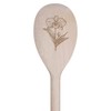 30cm 'Blooming Orchid' Wooden Cooking Spoon (SO00025643)