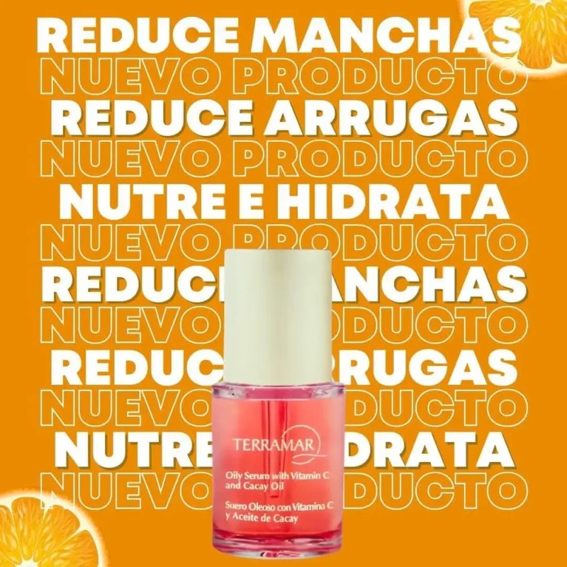 Suero Facial Con Vitamina C Y Aceite De Cacay Terramar