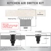 AKEYSRC Garbage Disposal Air Switch Kit, Garbage Disposal Button Brushed