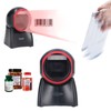 Desktop Barcode Scanner 1D 2D Omnidirectional Hands Free USB Wired