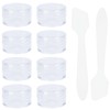 Travel Sample Pots Empty Cosmetic Jars 5ml Clear Cream Container