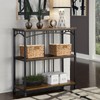 Hand-Woven Wicker Storage Basket With Handle,Rectangular Rattan Basket,Water Hyacinth Woven