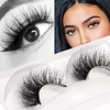 Veleasha Lashes 100% Real Mink 3D luxurious False Eyelashes Hand-made
