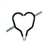 Set of 2 ceiling hooks, bicycle hooks, bicycle holder, wall