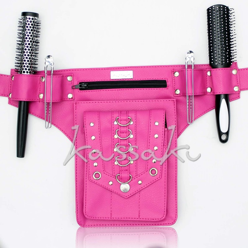 Kassaki Hairdressing Toolbelt Scissor Holster Pouch Bag 10 scissors Holder
