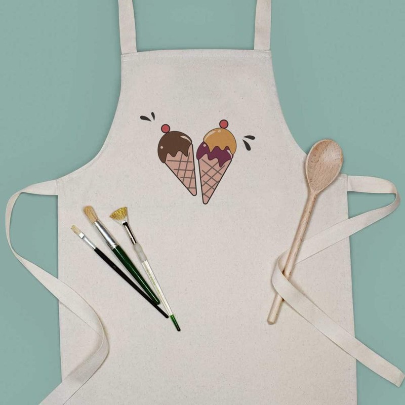 Azeeda 'Ice Cream Cones' Kid’s Cooking Apron (AP00050838)