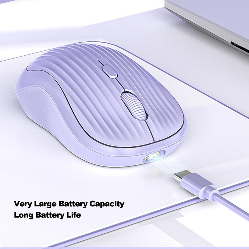 Wireless Bluetooth Mouse, 2.4 GHz Cordless Dual Mode Computer Mice