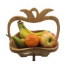 SusggO Folding Fruit Basket Bamboo Wood Vegetable Cutting Board Worktop