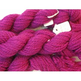 Paternayan Needlepoint 3-ply Wool Yarn-Color 350-Fuchsia-this Listing is for 2- Mini 8-yd skeins