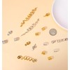 28Pcs Gold Hair Accessories for Women, Braid Hair Jewelry with