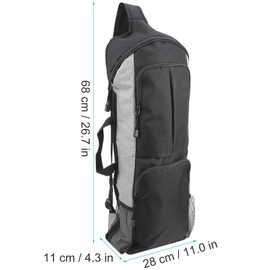 Keenso Yoga Backpack, Multifunctional Yoga Mat Bag, Gym Backpack, Yoga Bag with Large Capacity Luggage Backpack Rack, Yoga, Leisure Sports