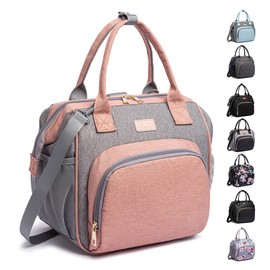 Lunch bags Insulated Lunch Box for Women Men,3 Carrying Way Large Tote Bag,Leakproof Reusable Cooler Backpack with Adjustable Shoulder Strap for Office Picnic Beach