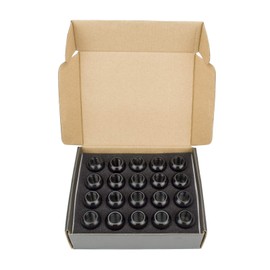 20 Aluminium Black Wheel Nuts Suitable for Original Alloy Wheels