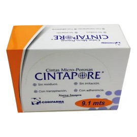 Cinta Microporosa 1.25 Cm X 9.1 Mts Color Piel