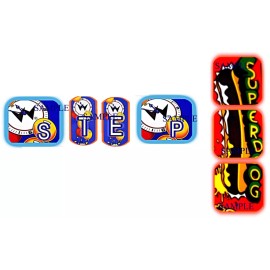 FUNHOUSE Pinball Target Cushioned Decals