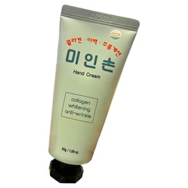Hand Cream Miinson Coragen Whitening Wrinkle Improvement, 1 piece, 45g / 핸드크림 미인손 코라겐 미백 주름개선, 1개, 45g
