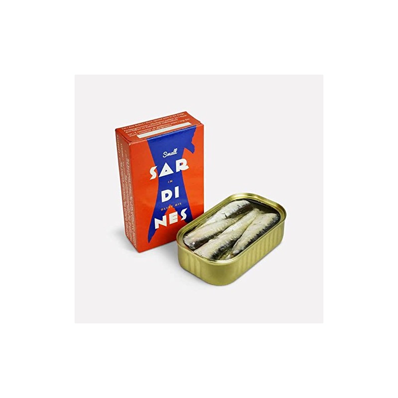 La Narval. Small Sardines in Olive Oil. 120g (4.23oz). (Pack