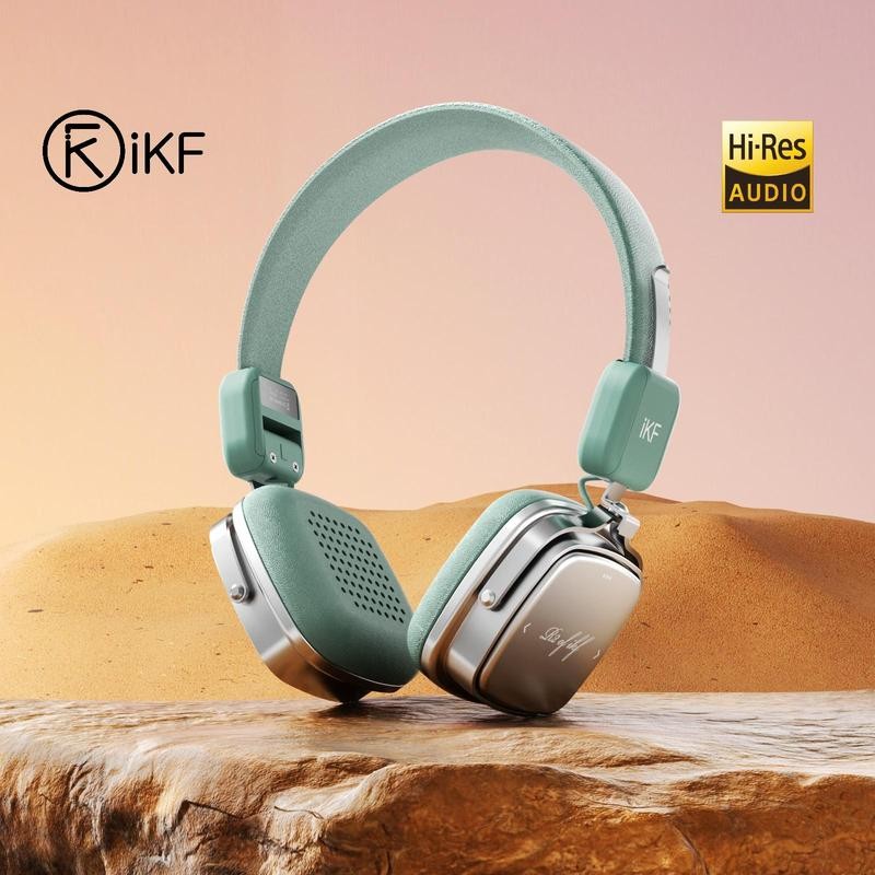 iKF Over-ear Design Wireless Headphone, HiFi Sound Quality BT Headset,