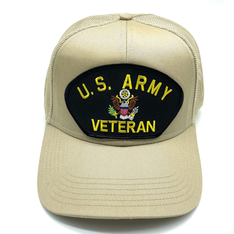 Infinite Hats US Army Veteran Patch Mesh Adjustable Baseball Cap