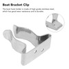 Stainless Steel Boat Hook Spring Clamp Holder Bracket Clip Versatile