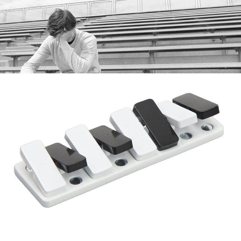 Piano Key Haptic Clicker Toy Zinc Alloy Adult Office Portable