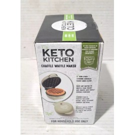 My Keto New !! My Keto Kitchen Chaffle Light Green Waffle Maker Nostalgia