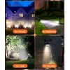 ALFIOT Solar Lights Outdoor Waterproof,36 LEDs Garden Light Solar Powered