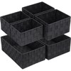 Posprica Woven Storage Baskets for Organizing 6 Pack, Large&Small Storage