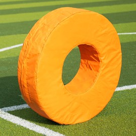 SFNSM Big Football Tackle Wheel, Football Tackle Dummy for Youth, Football Tackling Practice Drills with High Elastic Foam and Waterproof PU Leather for Football Training Equipment