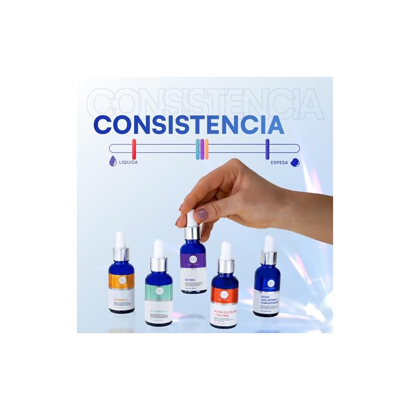 Mist Jewel Kit 5 Serum Facial Antiedad, Antimanchas e Hidratante