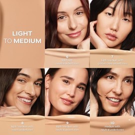Corrector en crema radiante Slip Tint Corrector de cobertura total para ojeras, enrojecimiento e imperfecciones Fórmula ligera enriquecida con ácido h