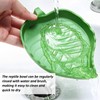 Taozoey Reptile Water Dispenser, 2 Pieces Turtle Water Bowl Set,