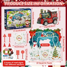 TZQFROCE Car Toy Car Racing Track DIY Car Racing Track Toy Track Cars Toy DIY Puzzle Track for Children's Toy Gift Games for Children from 2 3 4 5 6 Years